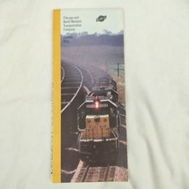 CHICAGO AND NORTHWESTERN TRANSPORTATION COMPANY SYSTEM MAP 1985 Railroad  - £9.63 GBP