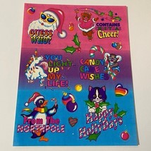Vintage Lisa Frank Christmas Silly Senders Sticker Sheet S483 - $25.09 CAD