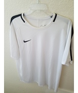Nike Men&#39;s Dri-Fit Shirt, White With Black Trim, Size XXL - £17.20 GBP