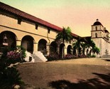 Santa Barbara Mission California CA Hand-Colored UNP 1910s DB Postcard U... - $4.42