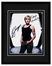 Katee Sackhoff Signed Framed 11x14 Photo Display Battlestar Galactica Great Insc - £75.62 GBP