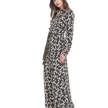 Juicy Couture Black Label Maxi Shirt Dress Silk Cherry Blossoms Flowers ... - £36.53 GBP