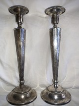 Weighted &amp; Reinforced Sterling Silver Candlestick Set Candle Holder Pair... - $2,069.65 MXN