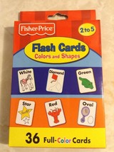Fisher Price Flash Cards Colors And Shapes Ages 2-5 New - $7.63