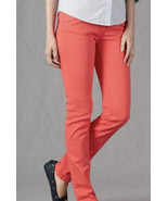 Boden Jeans Pants Women Small Coral Flat Front Ankle Zipper US 864485 - $26.71 CAD