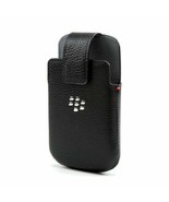 Blackberry Leder Schutzhülle Mit Rotierend Gürtel Clip-HDW-50678-001 - $7.91