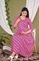 Attractive Pregnant / Maternity Women Kurti Gown Suit Easy baby Feeding Dress - £30.12 GBP