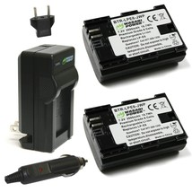 Wasabi Power LP-E6, LP-E6N Battery (2-Pack) and Charger for Canon EOS 5D Mark II - £45.36 GBP