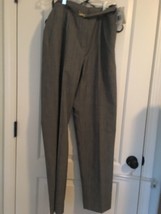 Evan Picone Women&#39;s Gray Plaid Dress Pants  Slacks Stretch Pockets Size 12 - £30.90 GBP