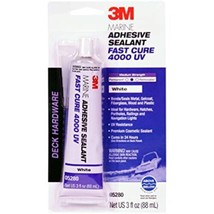 3M Marine Adhesive Sealant 4000 UV (05280), Medium Strength Flexible Waterproof - £23.36 GBP