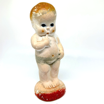Vintage 1930s Chalkware BABY kewpie Standing Unfinished Carnival Prize 6.5&quot; - £14.93 GBP
