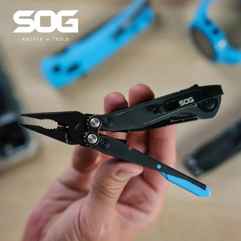 SOG FLASH MTMultiFunction Folding Pliers  Travel Outdoor Camping Hiking Travel - £46.00 GBP