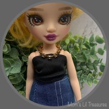 Brown Rhinestone Doll Necklace for Rainbow High Bratz • 10-12” Doll Jewelry - £6.16 GBP