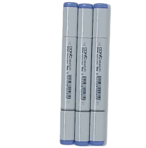 Copic Sketch BV04 Blue Berry 3 Pack Markers with Medium Broad &amp; Super Brush ends - £20.53 GBP