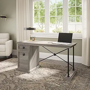 Bush Furniture Coliseum Designer Desk With Storage, Home Office Computer... - $408.99