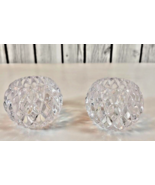 Set Partylite Rockport Votive Crystal Candle Holders Pair Glass P0577A I... - €12,79 EUR