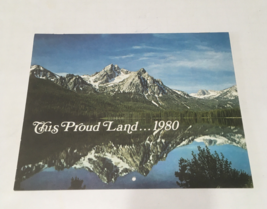 Defunct Guaranty savings and loan this proud land 1980 picture calendar - $379.32 MXN
