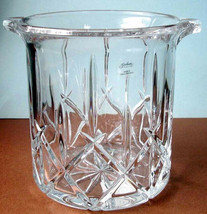 Gorham Lady Anne Ice Bucket 7.5&quot;H Czech Crystal Crosscut Design New - $49.90