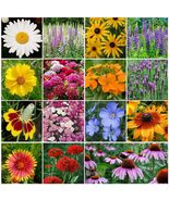 All Perennial Wildflower Mix, 1 LB, 15 Species Flowers, Easy To Grow, FR... - $909.02 MXN