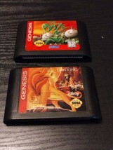 Sega Genesis  Lot of 2 Games - The Ooz Video Game Lion King (Sega Genesis, 1994) - $19.70