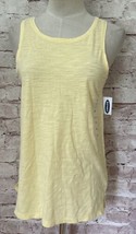 Old Navy Everywear Womens Size XS Sleeveless Pullover Tank Top Cotton Ye... - $12.00