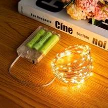 Fairy Lights Battery Operated, 2 Pack 33Ft 100 Leds Mini Battery Powered String  - £15.17 GBP
