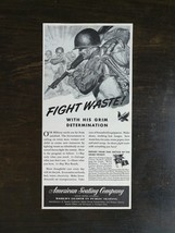 Vintage 1944 American Seating Company WWII Original Ad 524 - £5.47 GBP