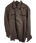 Mondo Men&#39;s Classic Gray Button-Up Shirt (Multiple Sizes) - £68.39 GBP