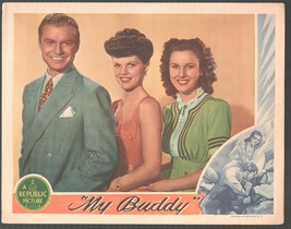 My Buddy 11&quot;x14&quot; Lobby Card Ruth Terry Don &#39;Red&#39; Barry Lynne Roberts - £30.65 GBP