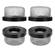 4 Pack Stainless Steel Mesh Strainer, 3/4&quot;-14 Aerator Screen, Compatible... - £29.85 GBP