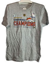 NFL Team Apparel Juventud Broncos de Denver Superbowl Camiseta Gris - XXL - £7.72 GBP