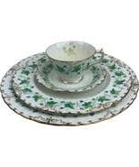 Royal Crown Derby Medway Burford Ivy Four Piece Place Setting England Vi... - $101.32 CAD