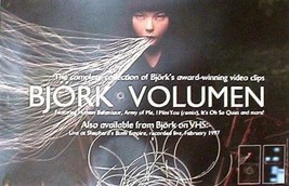 Bjork Poster Groß Shot Volumen Promo - £14.74 GBP