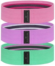 Resistance Bands Set 3 for Leg and Butt Exercise Band 3 Pack Non-Slip Wo... - £13.91 GBP