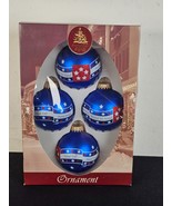 Enchanted Forest Glass Ornaments United We Stand - Set of 4 - €8,45 EUR