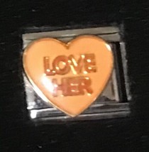 Love Her Heart Wholesale Italian Charm Enamel Link 9MM K16 - £11.92 GBP
