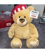 NWT Amazon 2017 Limited Edition Gund 12&quot; PLUSH Teddy Bear with Christmas... - €12,32 EUR