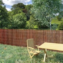 vidaXL Willow Fence 118.1&quot;x47.2&quot; - £103.57 GBP