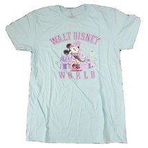 Disney World Shirt Adult Medium Blue Purple Minnie Mouse 1971 Castle NEW - £14.28 GBP