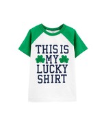 Carters Kids St. Patricks Day T-Shirt This Is My Lucky Shirt Children’s ... - £12.72 GBP