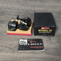 Vintage Garcia Mitchell 300 Spinning Reel in Original box W/Spare Spool &amp; Manual - £78.27 GBP