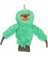 GoDog Crazy Sloth Dog Toy Large Squeaker Teal w/Chew Guard Fabric - £14.93 GBP