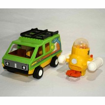 Vintage Fisher Price Daredevil Sports Van + Submarine Adventure People 1... - $34.64