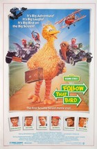 1985 Sesame Street Follow That Bird Movie Poster Print Big Bird Fozzie G... - $7.08