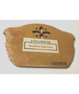 Longaberger Woodcrafts Bread Basket Wooden New Single Divider 50008 Sealed - $10.76