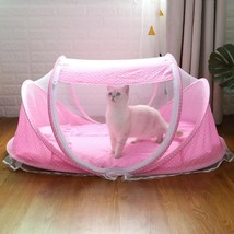 Portable Folding Pet Tent Cat House Cage For Cats Pet Dog Tent Playpen Puppy Ken - £25.76 GBP+