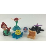 Disney Princess The Little Mermaid 6pc Lot Figures Topper Ursula Ariel S... - £17.08 GBP