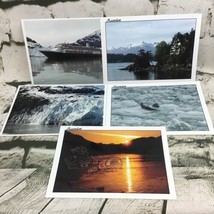 Vintage Zaandam Glossy Kodiak Prints Glaciers Ice Wildlife Scenic Lot of 5 - £7.88 GBP