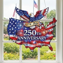 Cross-Border Acrylic Window Decoration Pendant USA 250Th Anniversary Fou... - $25.00