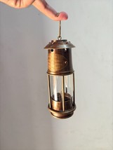 Ancienne lampe en laiton et cuivre lanterne d&#39;ancre bateau marine bateau - $31.32